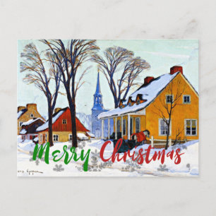 Carte Postale Gagnon - Matin d'hiver, Baie-Saint-Paul, Noël