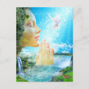 Carte Postale Gaia - l'esprit de la Terre vivante