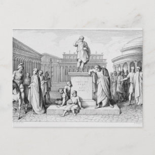 Carte Postale Gaius Gracchus pleurant devant son père