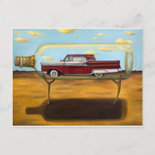 Carte Postale Galaxie Dans Une Bouteille