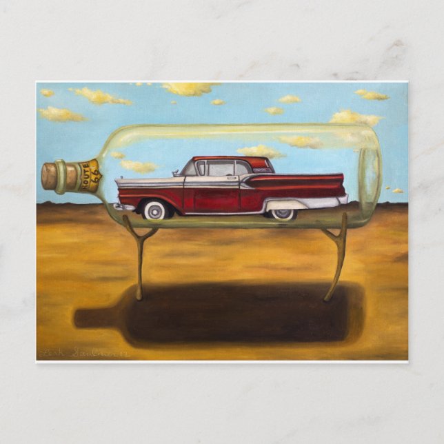 Carte Postale Galaxie Dans Une Bouteille (Devant)