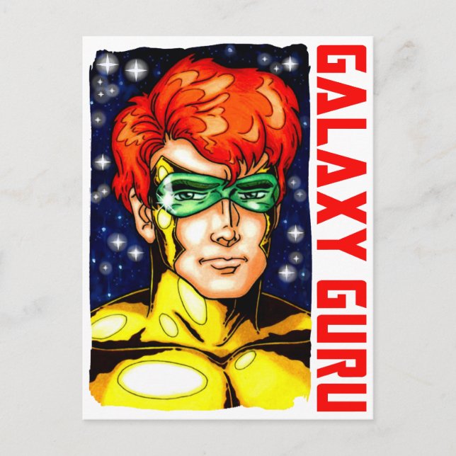 Carte Postale Galaxy Guru (Devant)