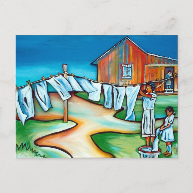 Carte Postale Galerie Grey : Jour du lavage (Devant)