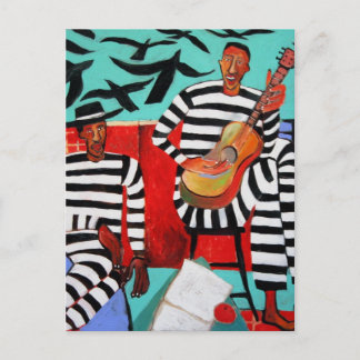 Carte Postale Galerie Grey : Voler vers l'arrière Blues