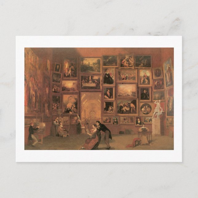 Carte Postale Galerie Samuel Morse du Louvre (Devant)