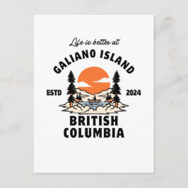 Carte Postale Galiano Island Colombie-Britannique