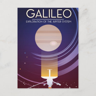 Carte Postale Galileo - Exploration du système de Jupiter