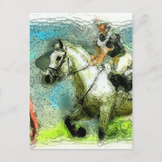 Carte Postale Galloping