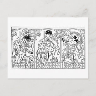 Carte postale Galloping Knights