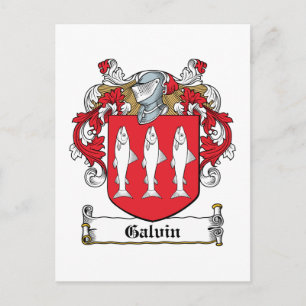 Carte Postale Galvin Family Crest
