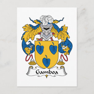 Carte Postale Gamboa Family Crest
