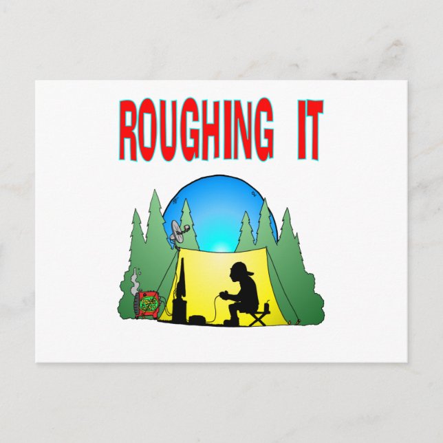 Carte Postale Gamer Roughing It (Devant)