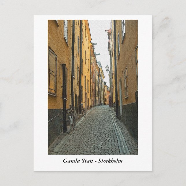 Carte Postale Gamla Stan - Stockholm (Devant)