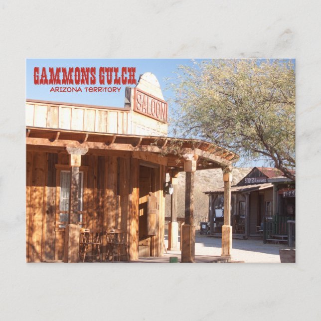 Carte postale Gammons Gulch Souvenir Saloon (Devant)