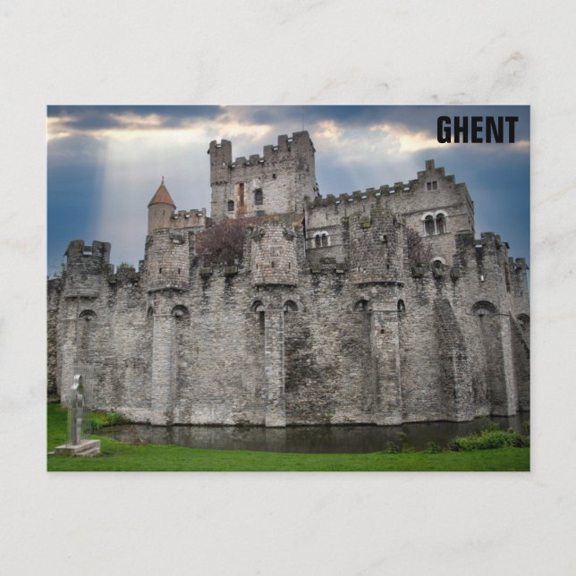 Carte Postale Gand Belgique Castle Voyage Photo (Devant)