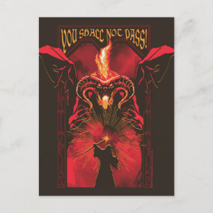 Carte Postale GANDALF™ contre Balrog "Vous ne passerez pas" Grap