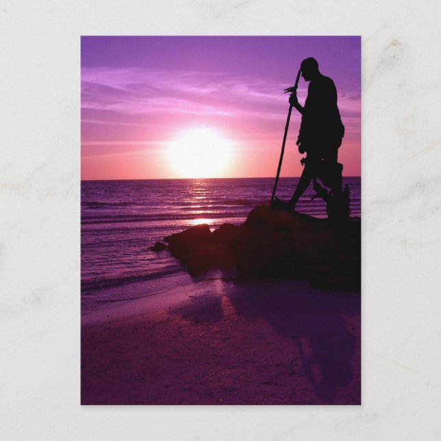 Carte Postale Gandhi (Devant)