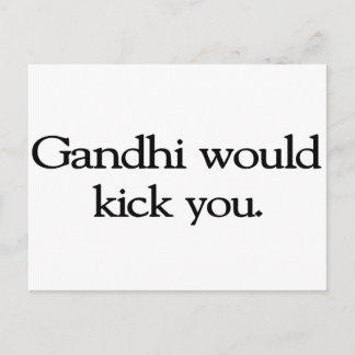 Carte Postale Gandhi