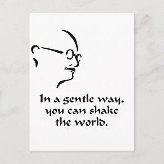 Carte Postale Gandhi secoue le monde