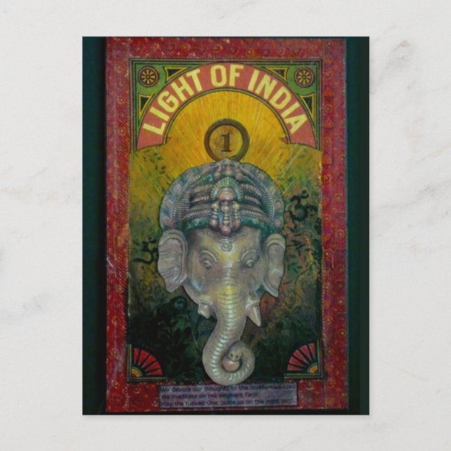 Carte Postale Ganesh (Devant)