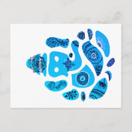 Carte Postale Ganesha Elepnat God Mandala Postcard