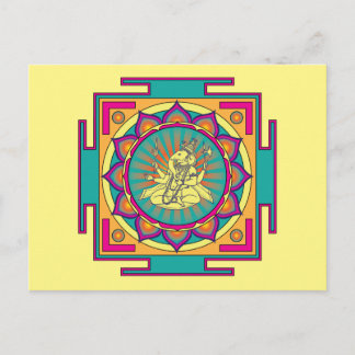Carte Postale Ganesha Mandala