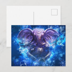 Carte Postale Ganesha Pour Diwali