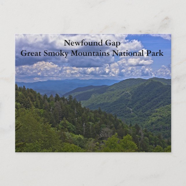 Carte postale Gap, Great Smoky Mountains (Devant)