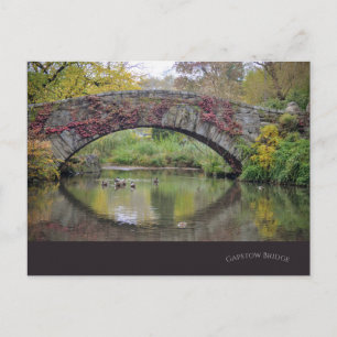 Carte postale Gapstow Bridge-Central Park NYC