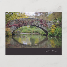 Carte postale Gapstow Bridge-Central Park NYC
