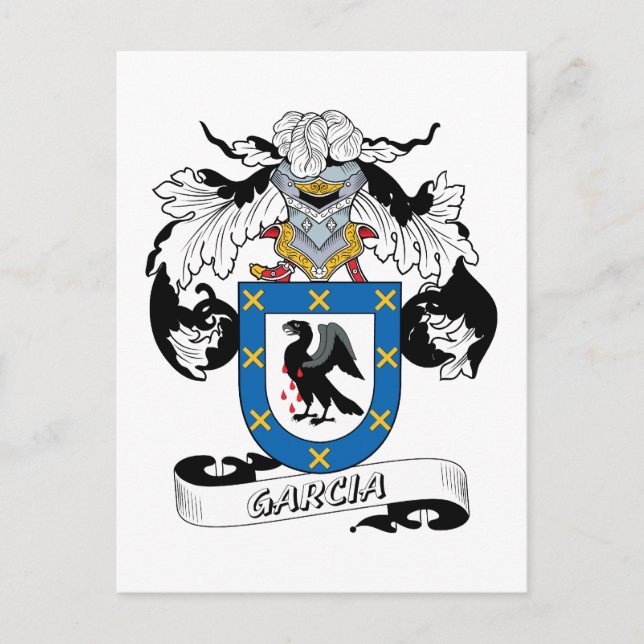 Carte Postale Garcia Family Crest (Devant)