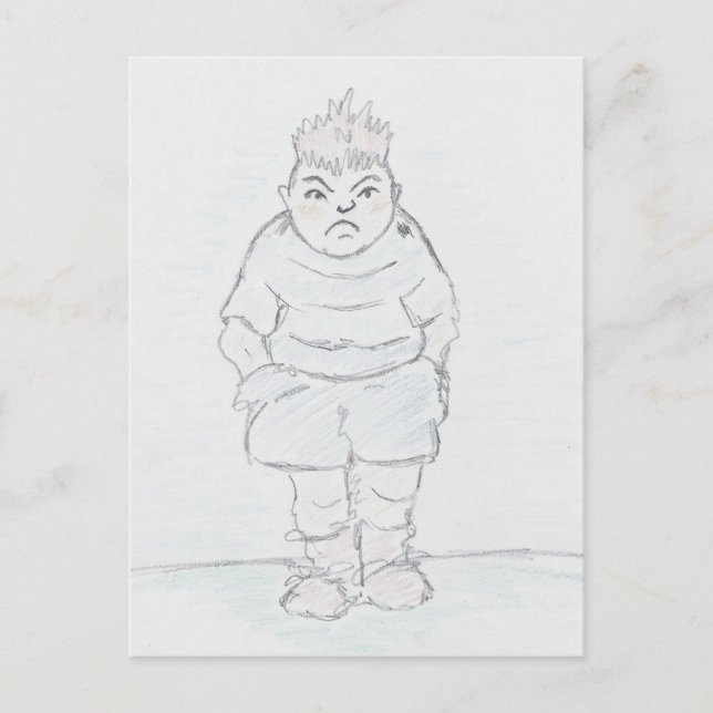 Carte Postale Garçon (Devant)