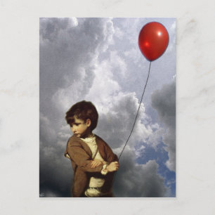Carte Postale Garçon à ballon