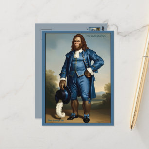 Carte Postale Garçon Bleu Drôle Parodie