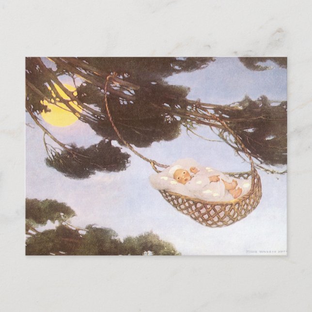 Carte Postale Garçon dans Hassoc Tree par Jessie Willcox Smith (Devant)