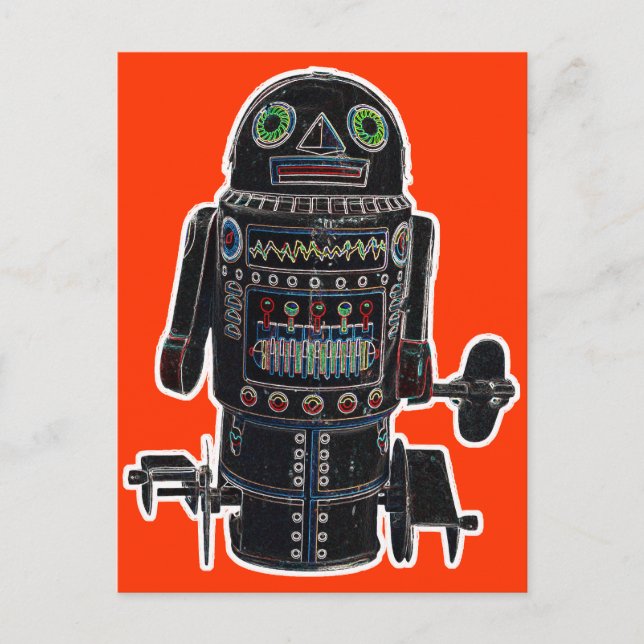 Carte Postale Garçon jouet la séquence (Devant)