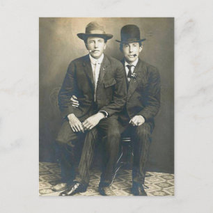 Carte Postale Garçons à rayures