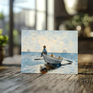 Carte Postale Garçons dans une Dory   Winslow Homer