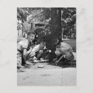 Carte Postale Garçons de Georgetown, années 1930