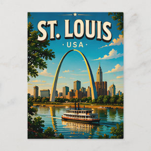 Carte Postale Garde-mémoire de voyage de l'Arche de Saint-Louis