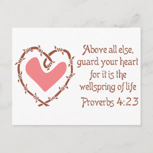 Carte Postale Garde ton coeur