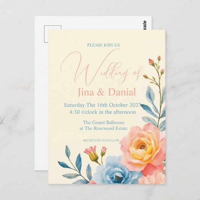 Carte Postale Garden Serenade (Devant / Derrière)