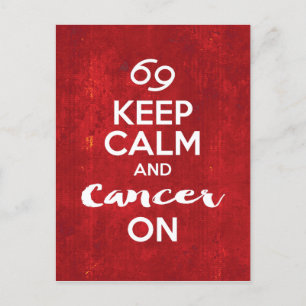 Carte Postale Garder Le Cancer Calme En Astrologie Anniversaire