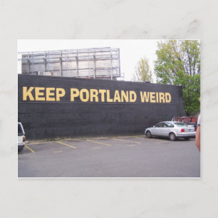Carte Postale Garder Portland bizarre