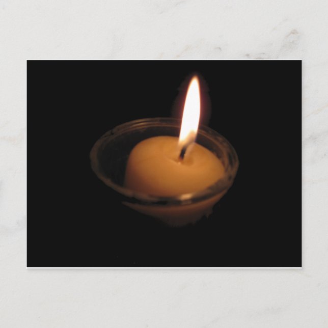 Carte Postale Gardez la flamme brûler la bougie (Devant)