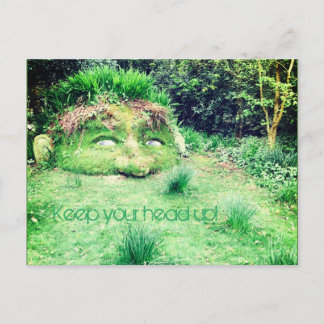 Carte Postale Gardez la tête haute !