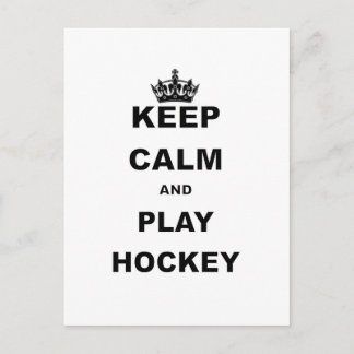 Carte Postale GARDEZ LE CALME ET JOUER HOCKEY.png