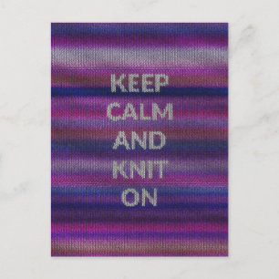 Carte Postale Gardez Le Calme Et Marquez