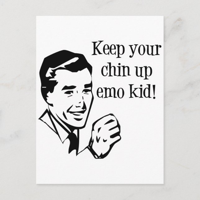Carte Postale Gardez Votre Mémoire Sur Emo Kid ! (Devant)