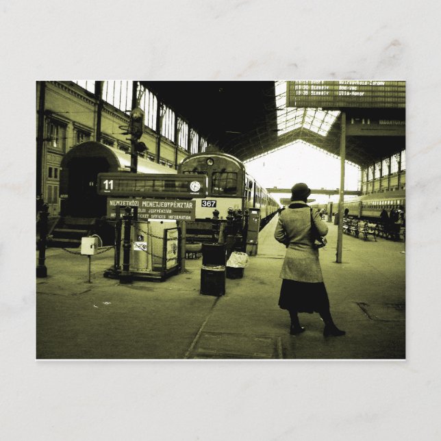 Carte Postale gare Budapest (Devant)